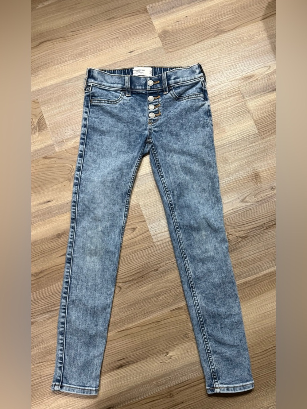 Abercrombie mid-rise pull on jean leggings